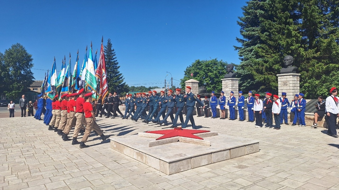 передача знамен 